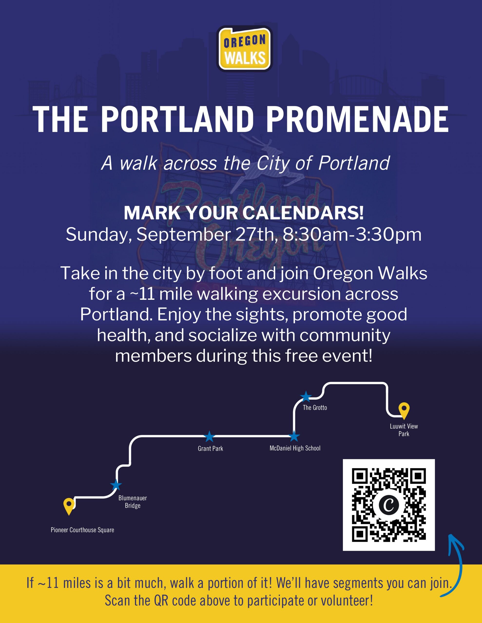 Portland Promenade Poster